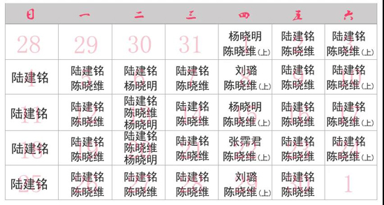 仁慈妇产4月专家坐诊